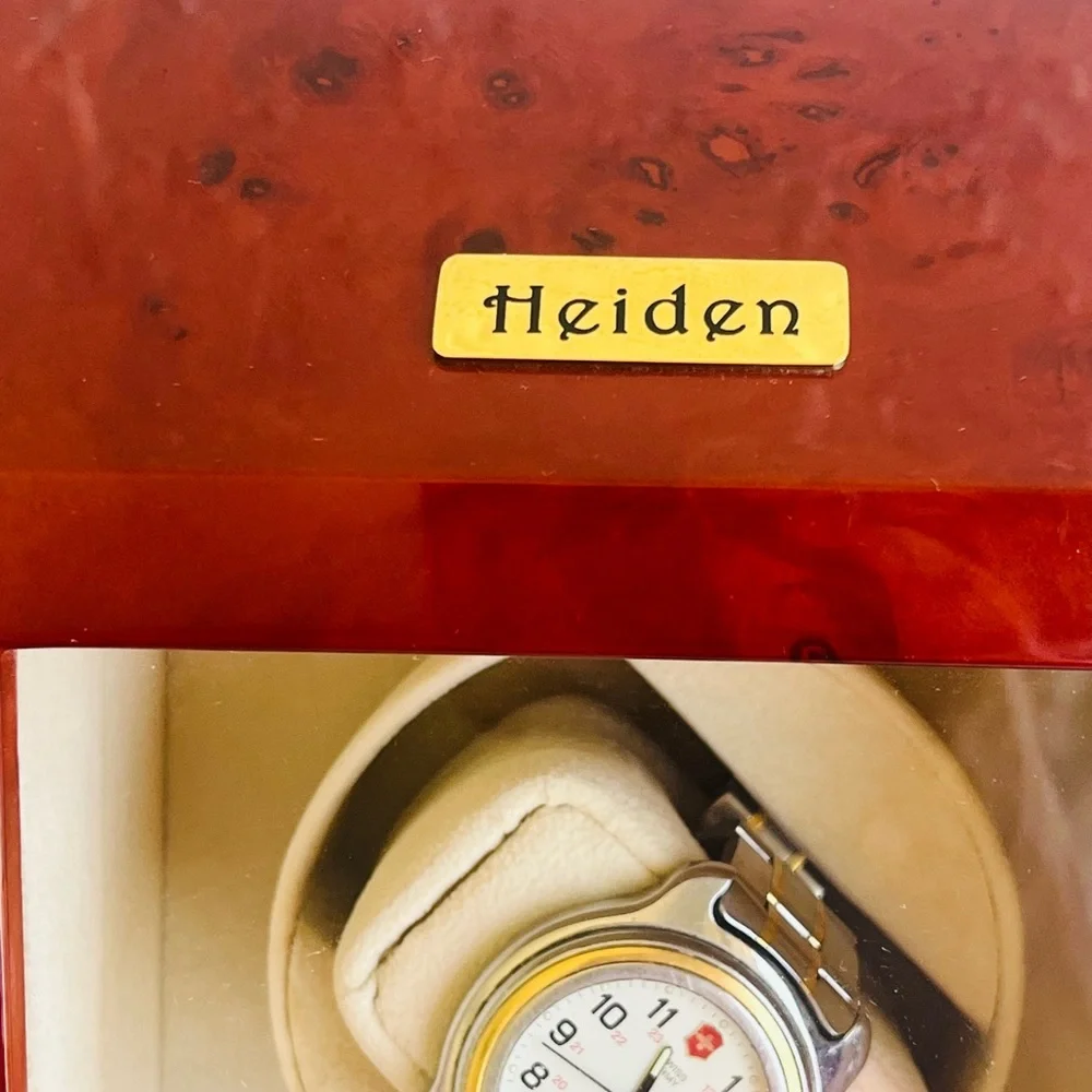 HEIDEN ELECTRIC OR  BATTERY POWERED SINGLE WATCH WINDER - Picture 5 of 15